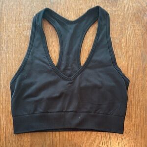 Lululemon Black Sports Bra with Racerback Design